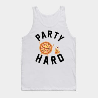 Party Hard Pizza Lovers Tank Top